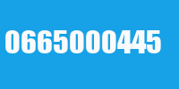 0665000445